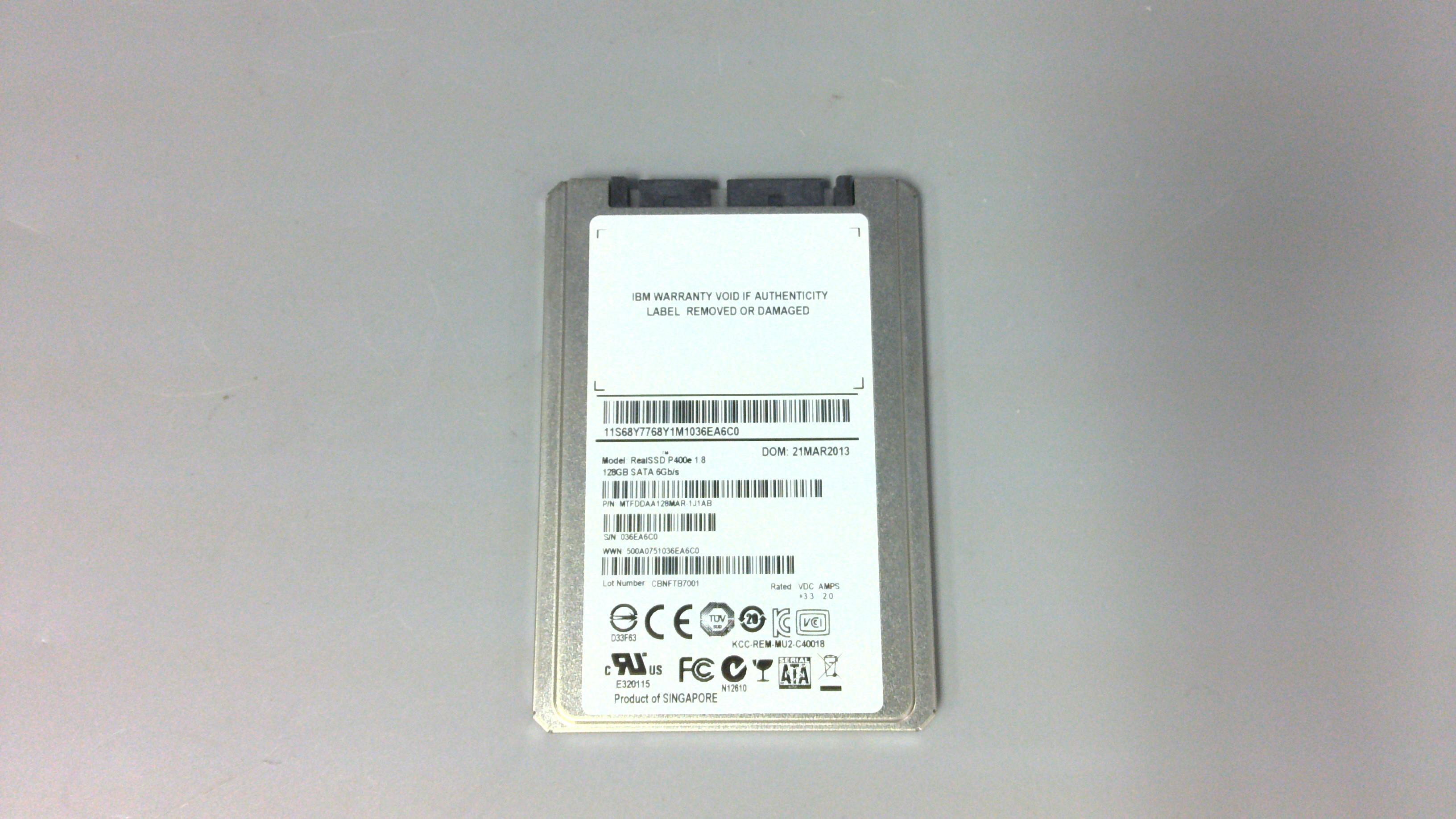 SSD накопитель Lenovo 128GB SSD FRU (00W1223)