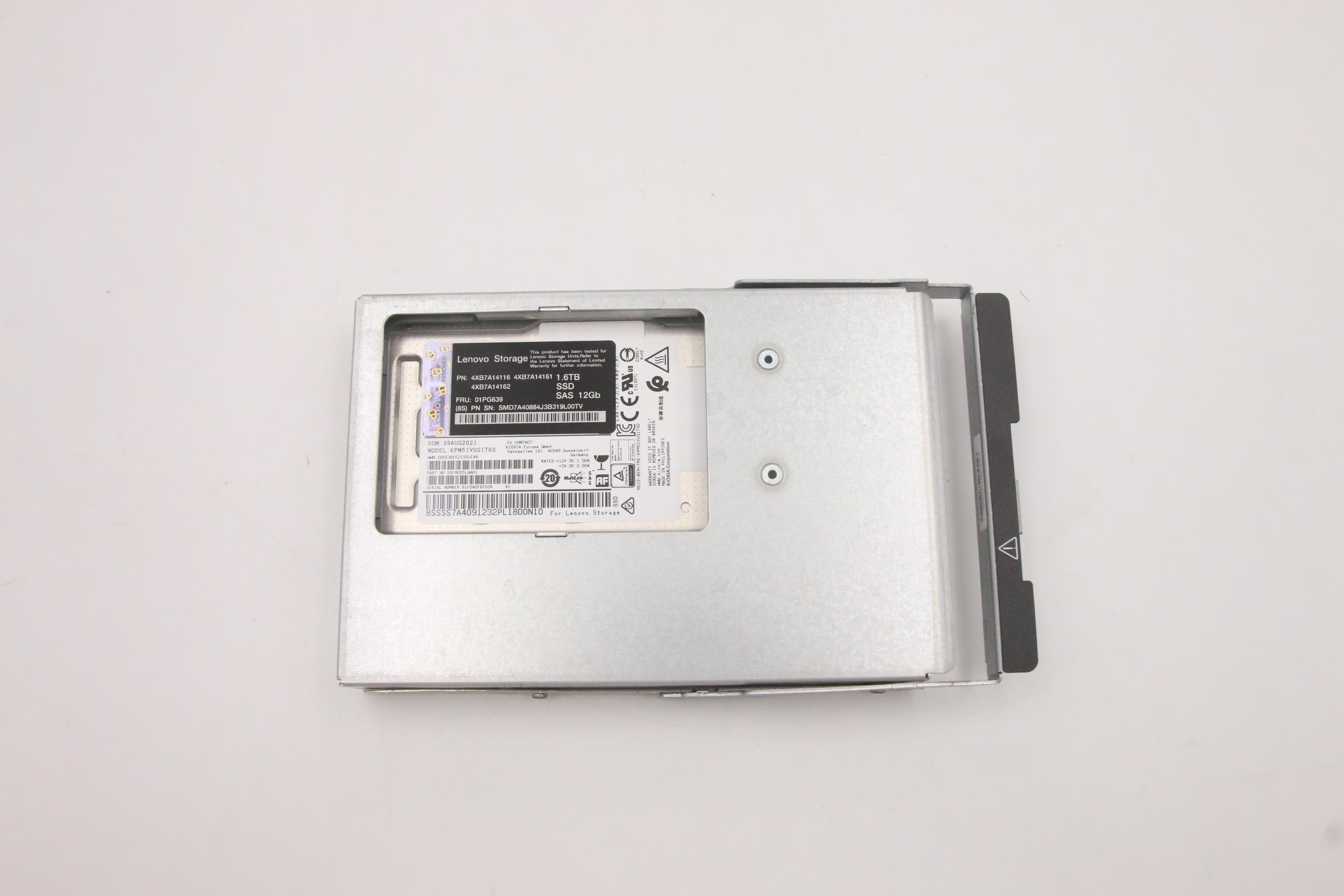 SSD накопитель Lenovo 1.6TB 12Gb SAS 2.5" 3DWPD HS SSD ASM 4U60 Hybrid (01PG639)