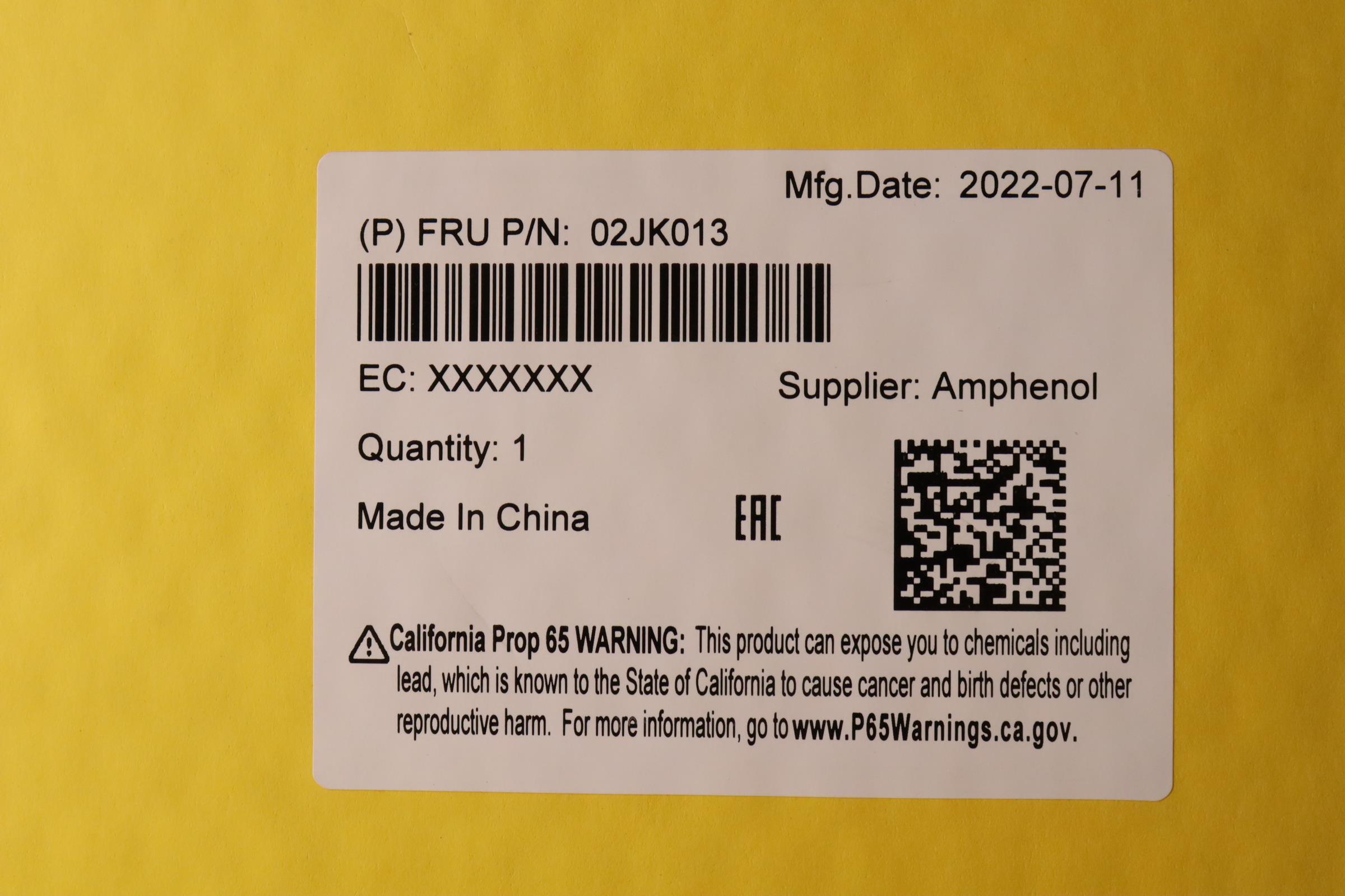 Кабель Lenovo HBA HD to HD Cable A (MiniSAS-HD to MiniSAS-HD, 445mm) (02JK013)