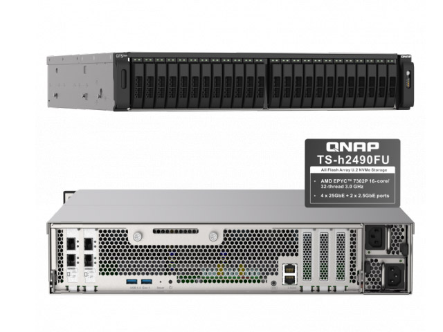 Сетевой накопитель QNAP TS-h2490FU-7302P-128G