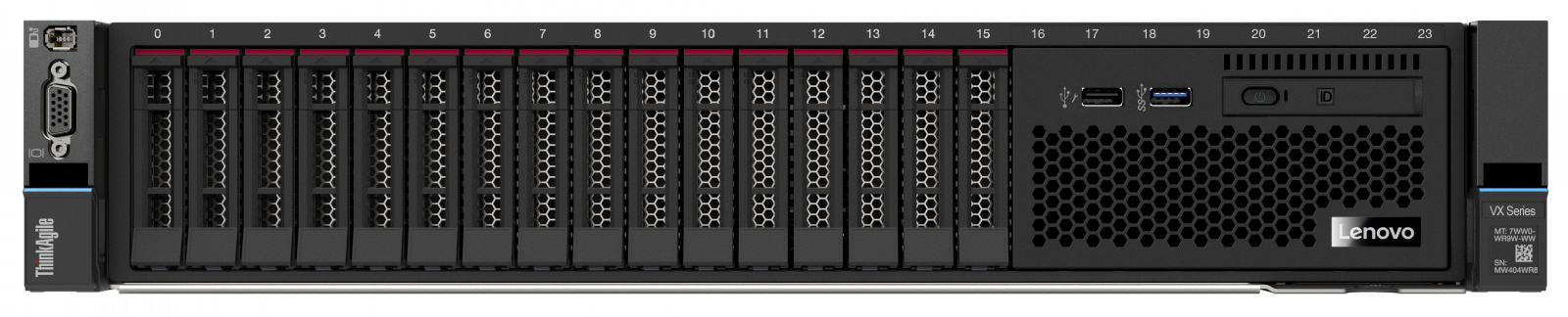 Сертифицированный узел Lenovo ThinkAgile VX650 V2 DPU Certified Node Type 7Z63