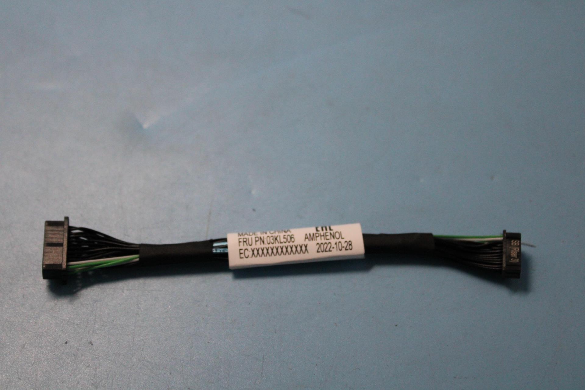 Кабель Lenovo Cable, Internal, WH 24Pin cable riser3 SB, 120mm (03KL506)