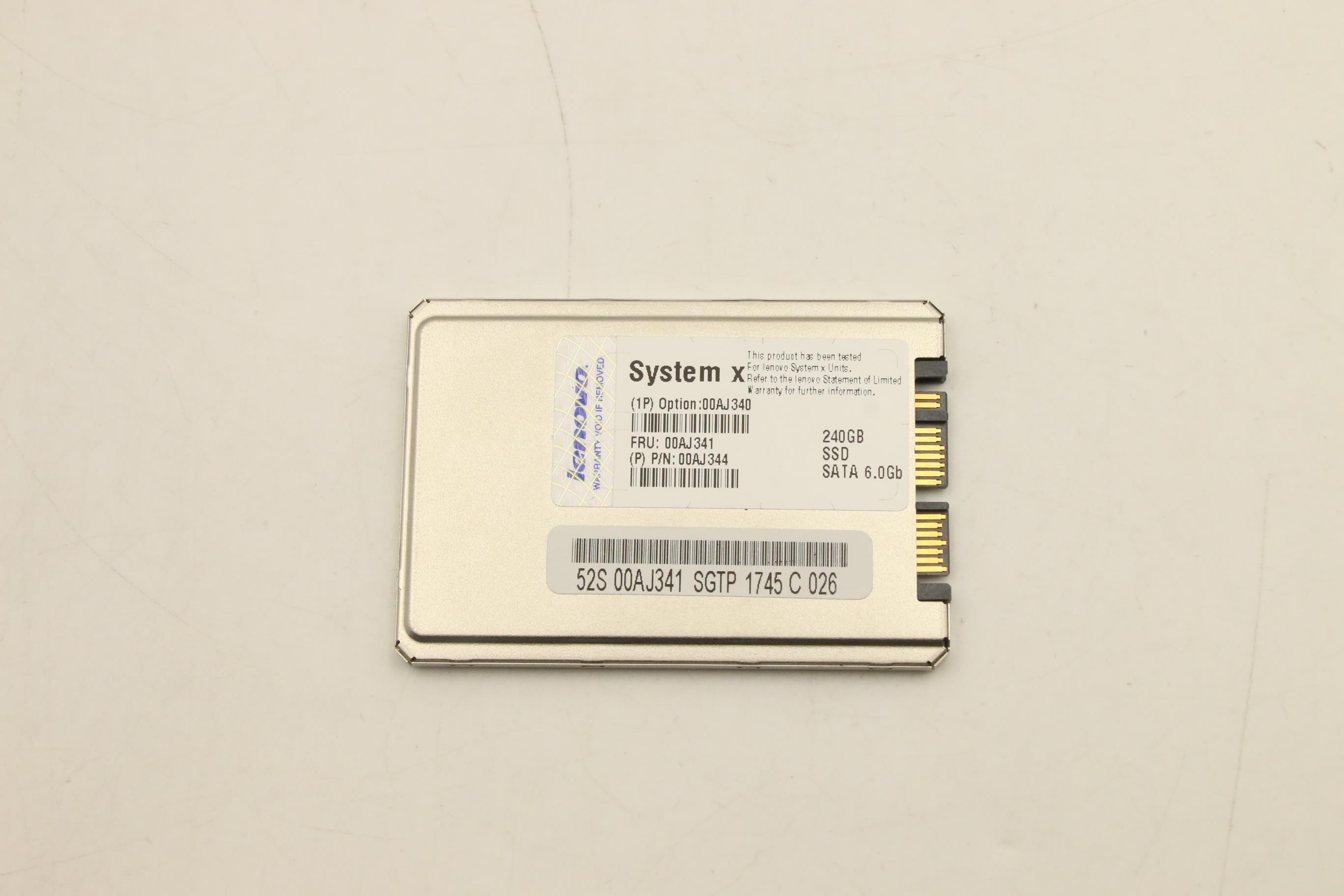 SSD накопитель Lenovo 240GB SATA FRU (00AJ341)
