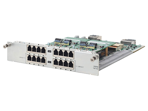 Модуль HPE FlexNetwork MSR 16-port FXS HMIM Module (JG434A)