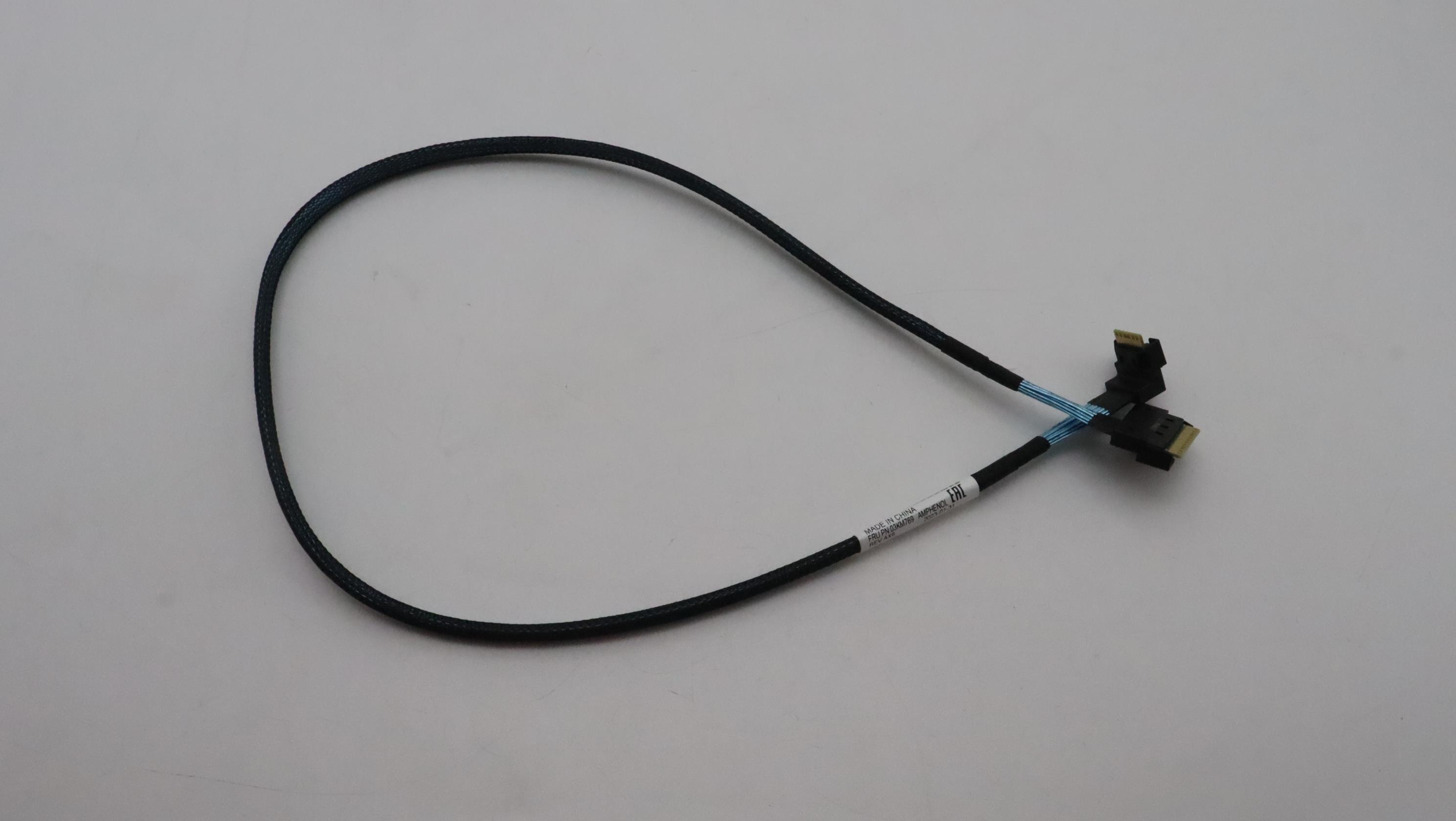Кабель Lenovo Cable, Internal, PCIE Gen4 cable, Slimlinex8 to Slimlinex4,650mm (03KM769)