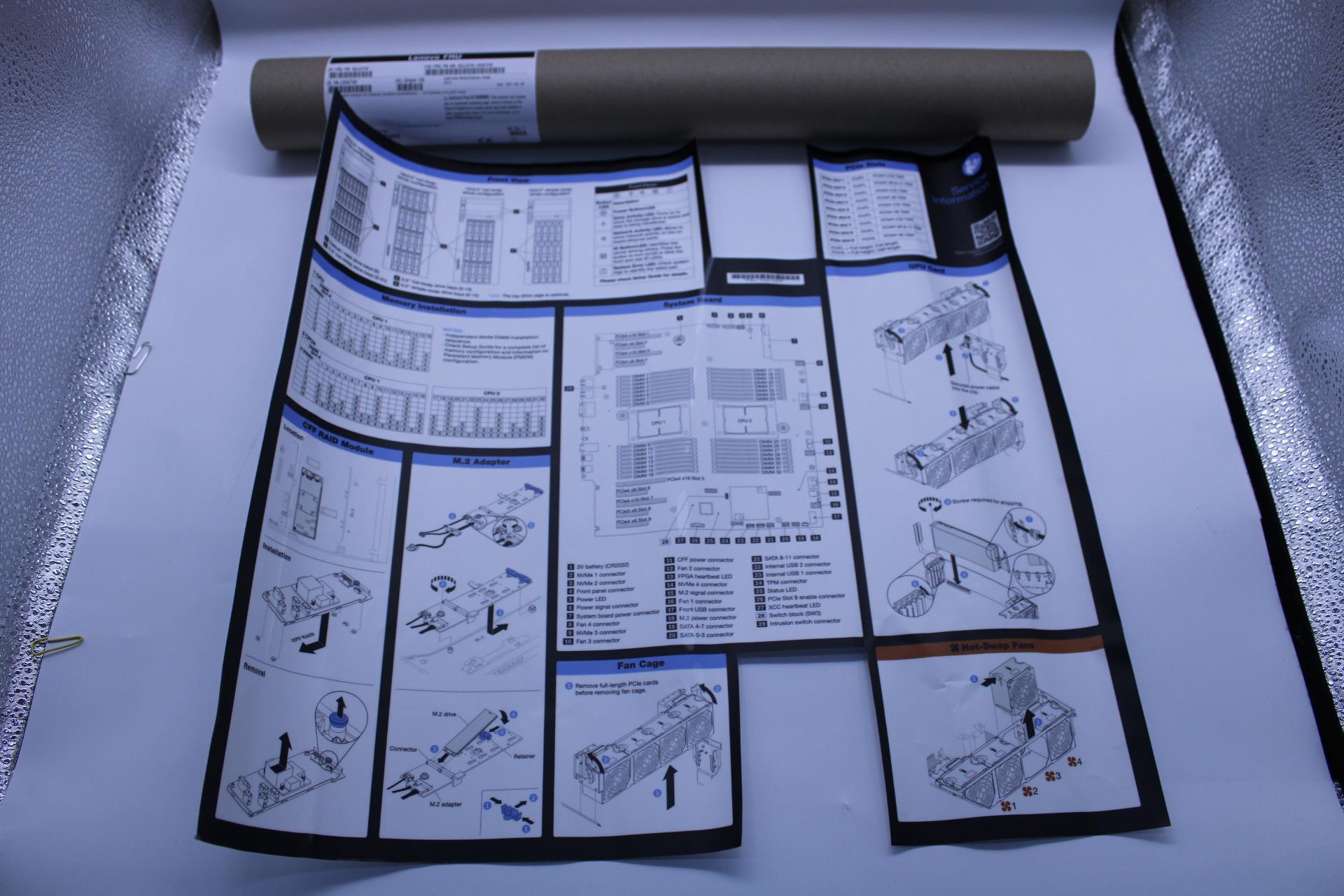 Опция Lenovo Label, ST650 v2 Service label (02JJ316)