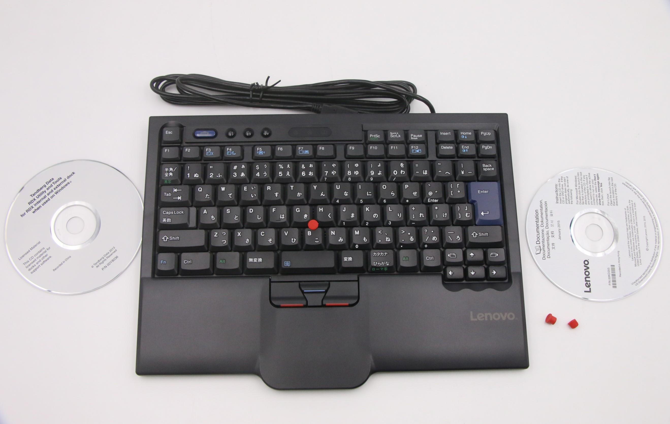 Клавиатура Lenovo Keyboard w/ Int. Pointing Device USB - Japanese 194 RoHS v2 (00FL314)