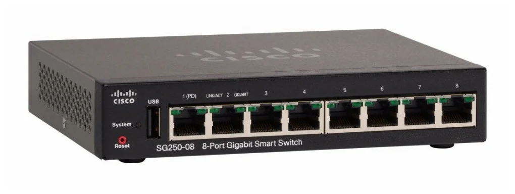 Коммутатор Cisco SG250-08