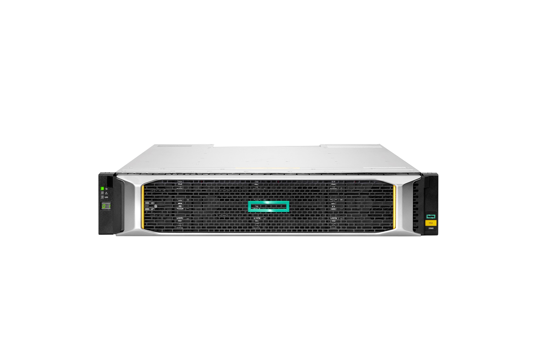 СХД HPE MSA 2060 10GbE iSCSI SFF Storage / 2 x 10Gb iSCSI Base-T 8 Port Dual Controller / 24 x 1.92TB SAS 12G Read Intensive 2.5" SC DS SSD / 2 x HPE 2060 764W -48VDC Hot Plug Power Supply