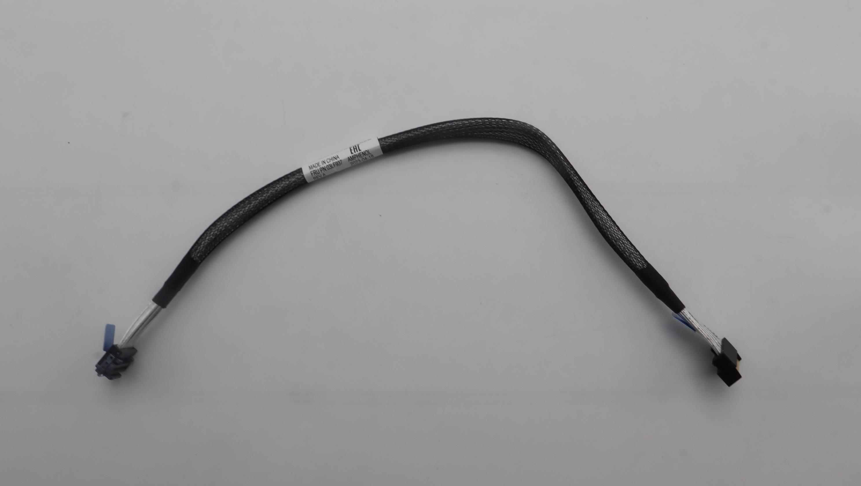 Кабель Lenovo Cable, Internal ,L360mm, No Flat 32AWG ,MCIO x8 STR to Swift x8 RA (03LF937)