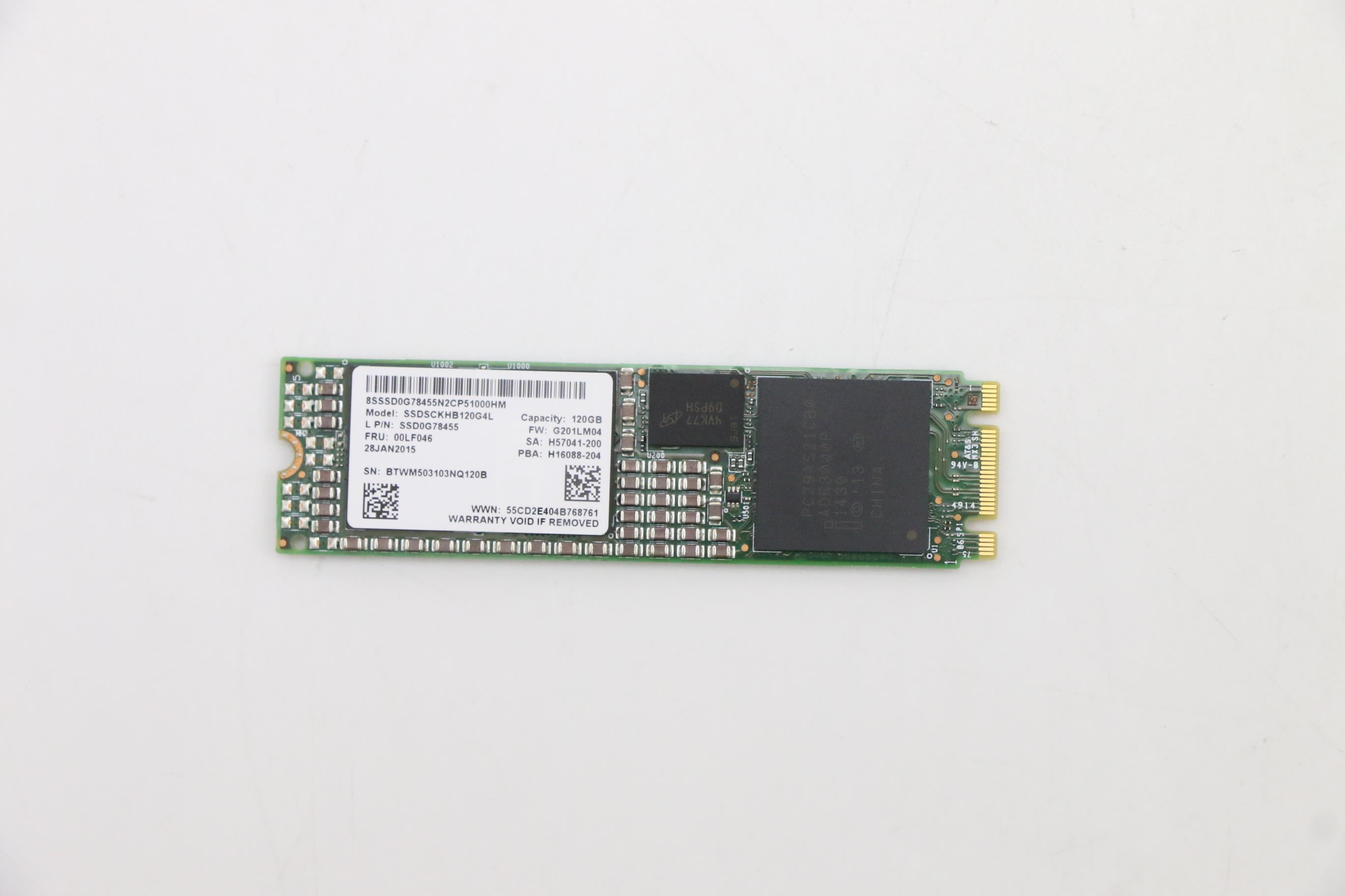 SSD накопитель Lenovo FRU SSD S3500 120G (00LF046)