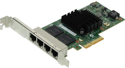 Сетевая карта Intel Ethernet I350 Quad Port 1Gb Network Card (Low Profile)- Kit