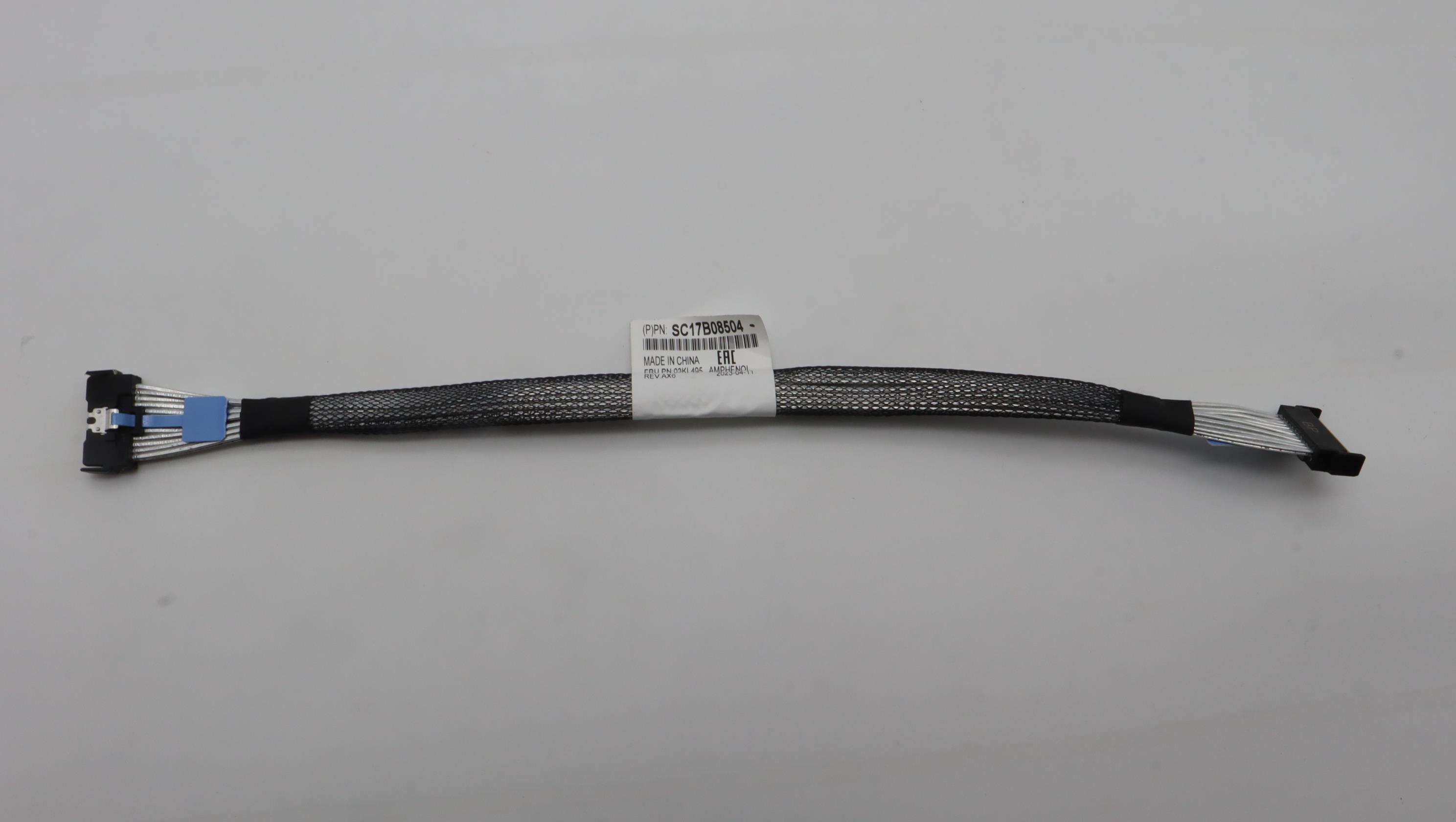 Кабель Lenovo Cable, Internal, MCIO8x CBL, PCIEGen5, 8x2.5AnyBay, 320mm (03KL495)