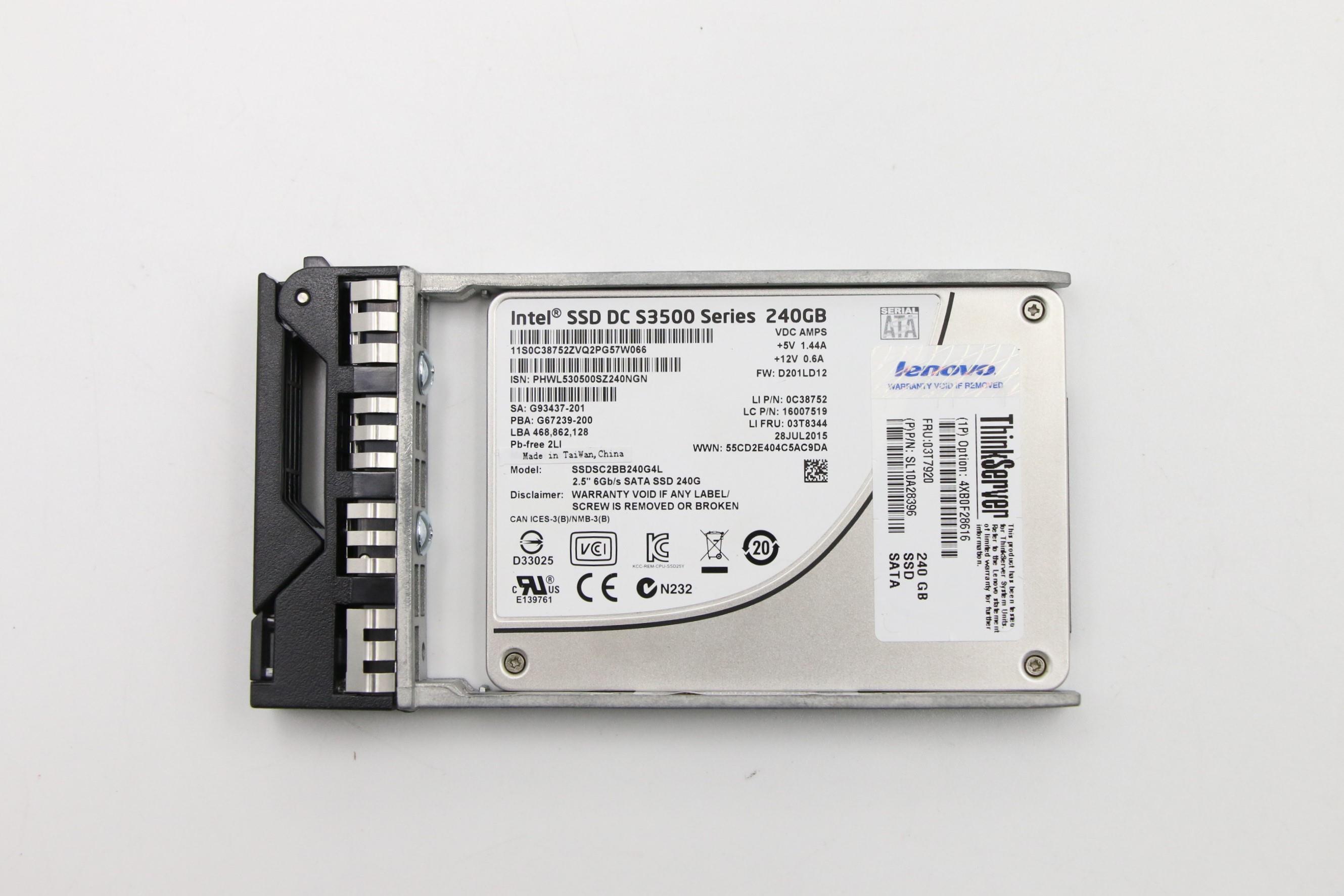 SSD накопитель Lenovo HS 240GB 6Gb SATA 2.5" SSD HS (00FC394)