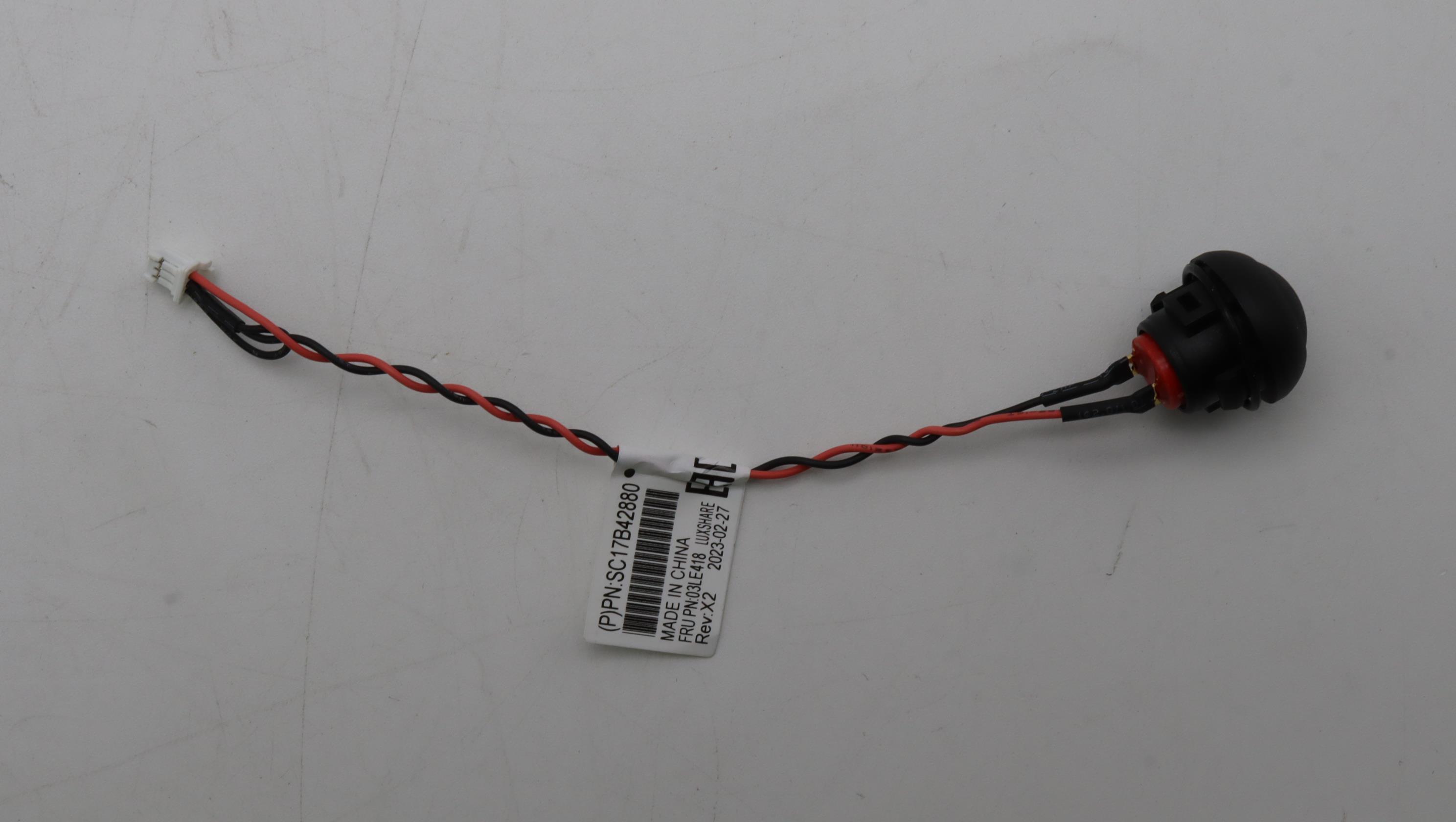 Кабель Lenovo Cable, internal, 100mm, SE350 V2, MB to intrusion switch, 1x3-1x2 (03LE418)