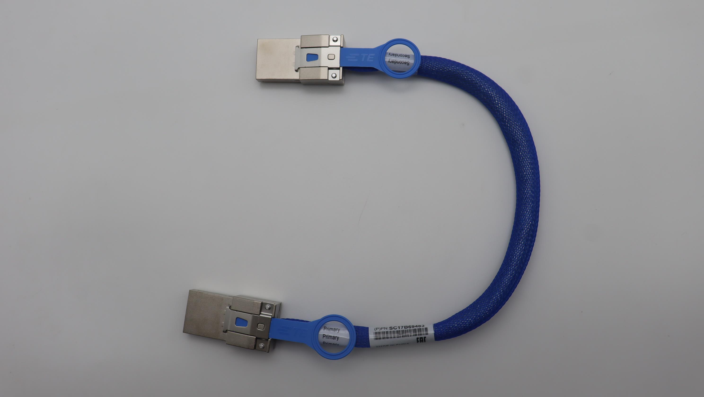 Кабель Lenovo Cable, External SideBand ,370mm 32AWG ,CDFP Plug ST to CDFP Plug ST (03LD726)