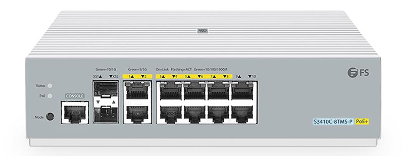 Коммутатор FS S3410C-8TMS-P