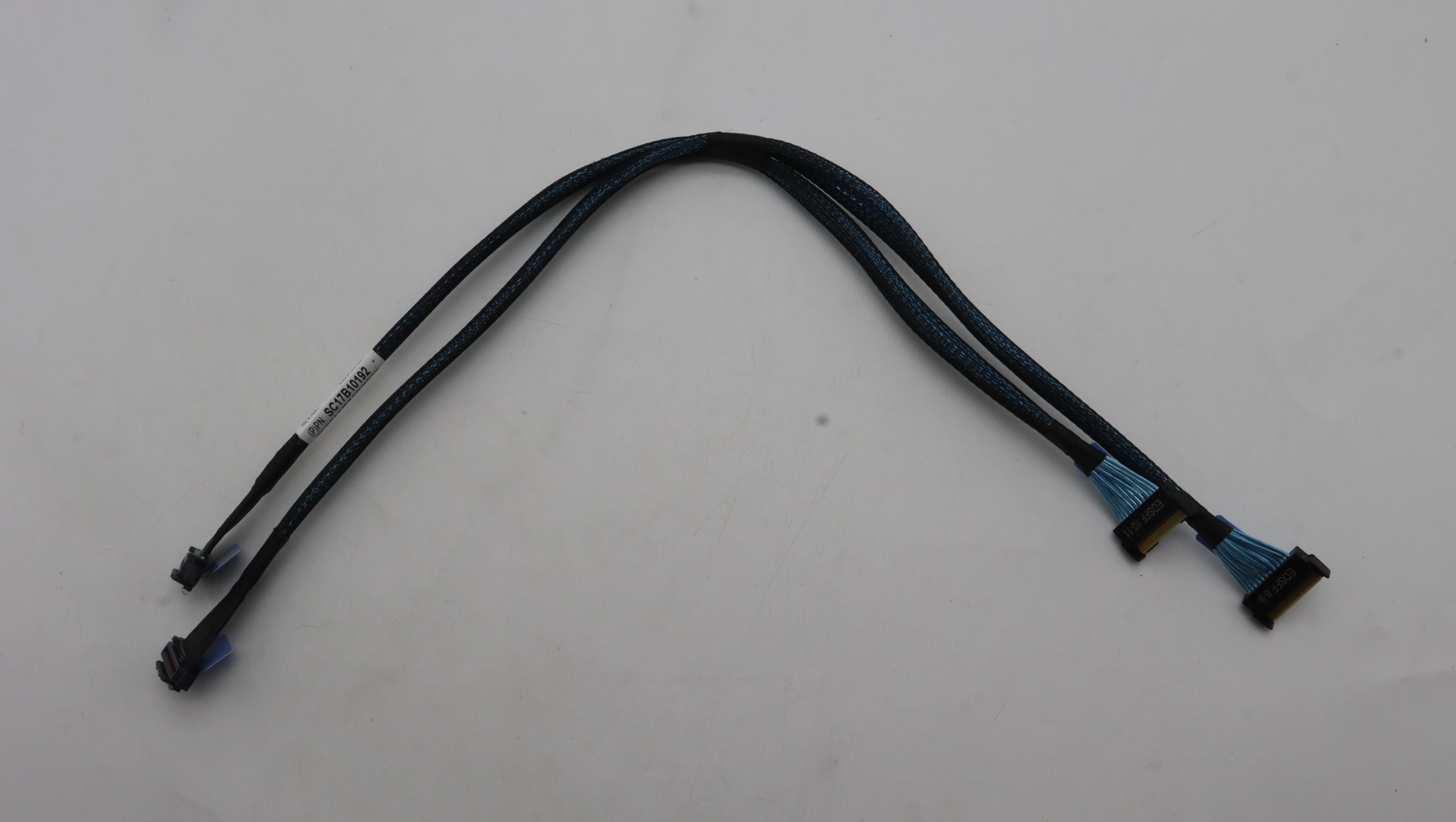 Кабель Lenovo Cable, Internal, ThinkSystem SR635/SR655 V3 G4 MB PCIE 5/6 to 16EDSFF 8-9/10-11 RA Swiftx8-MCIOx8 430/500mm (03LF716)