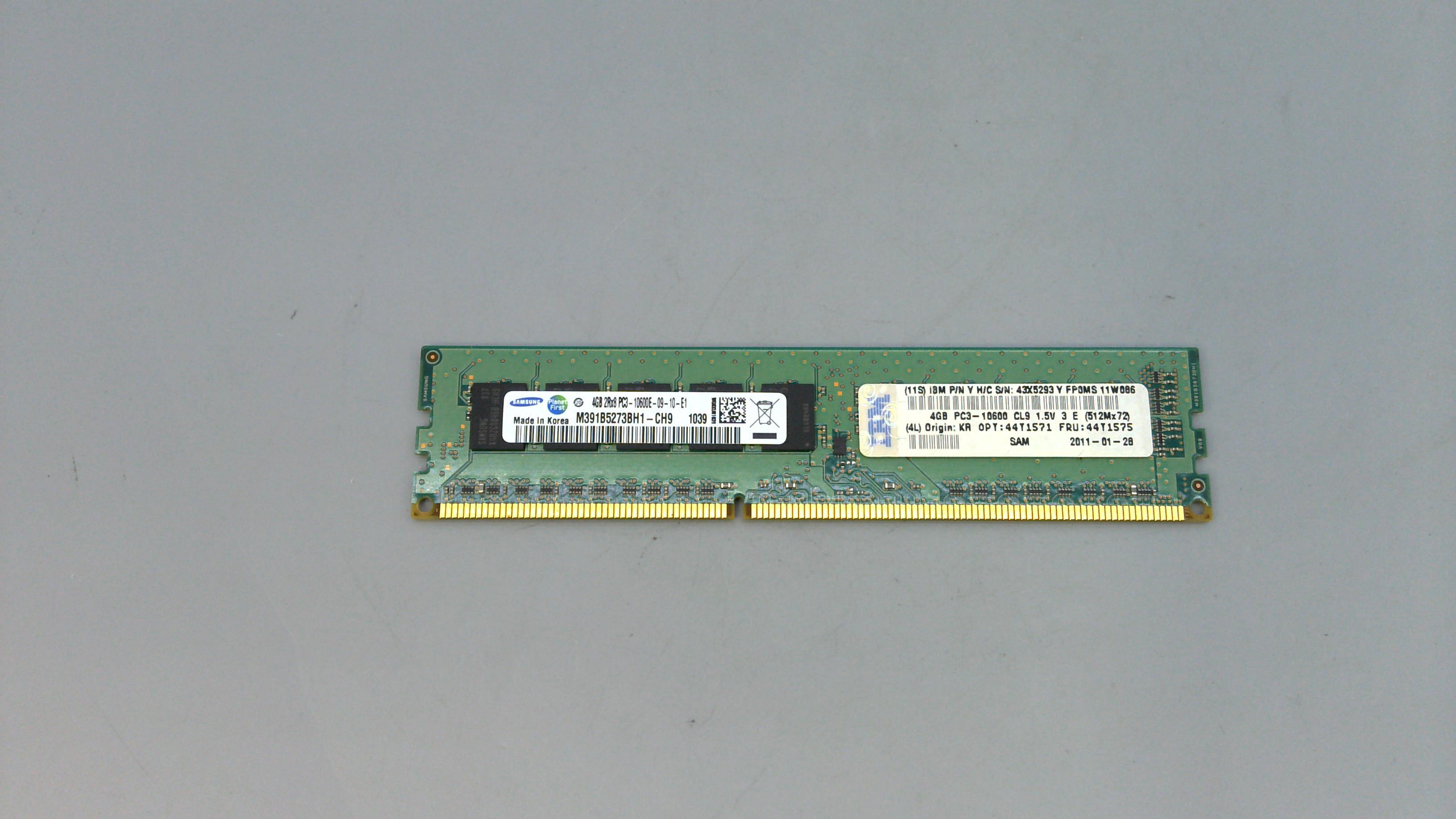 Оперативная память Lenovo 4GB 2Rx8 2GBIT (44T1575)