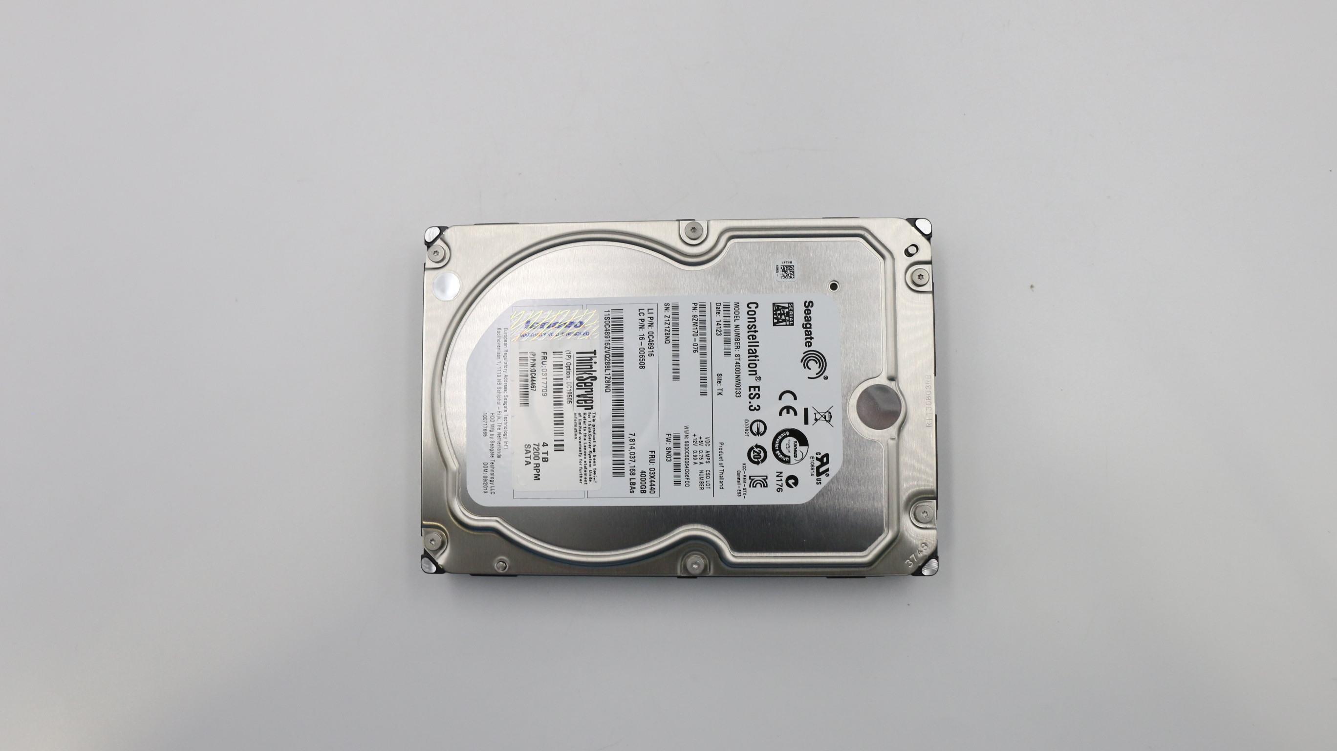 Жесткий диск Lenovo NHS 4TB SATA 6Gb/s,3.5"ASM (03T7709)
