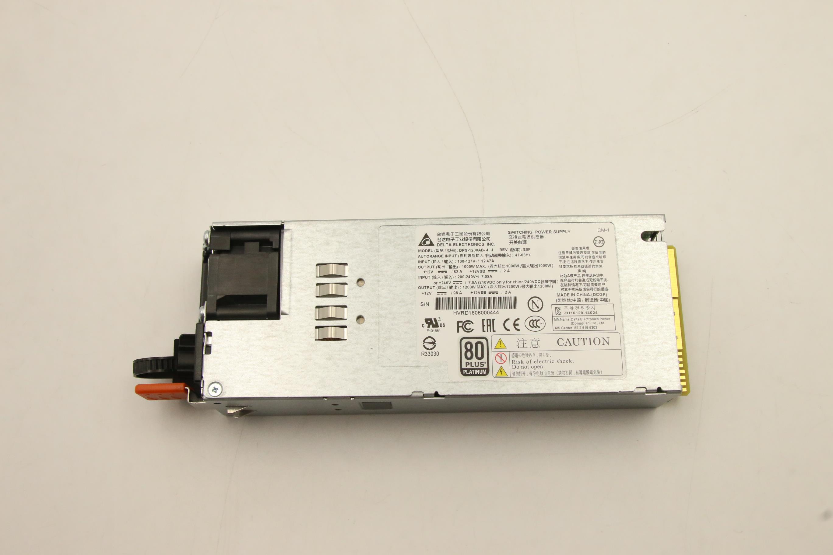 Блок питания Lenovo 1200 Watt PS (00YD450)