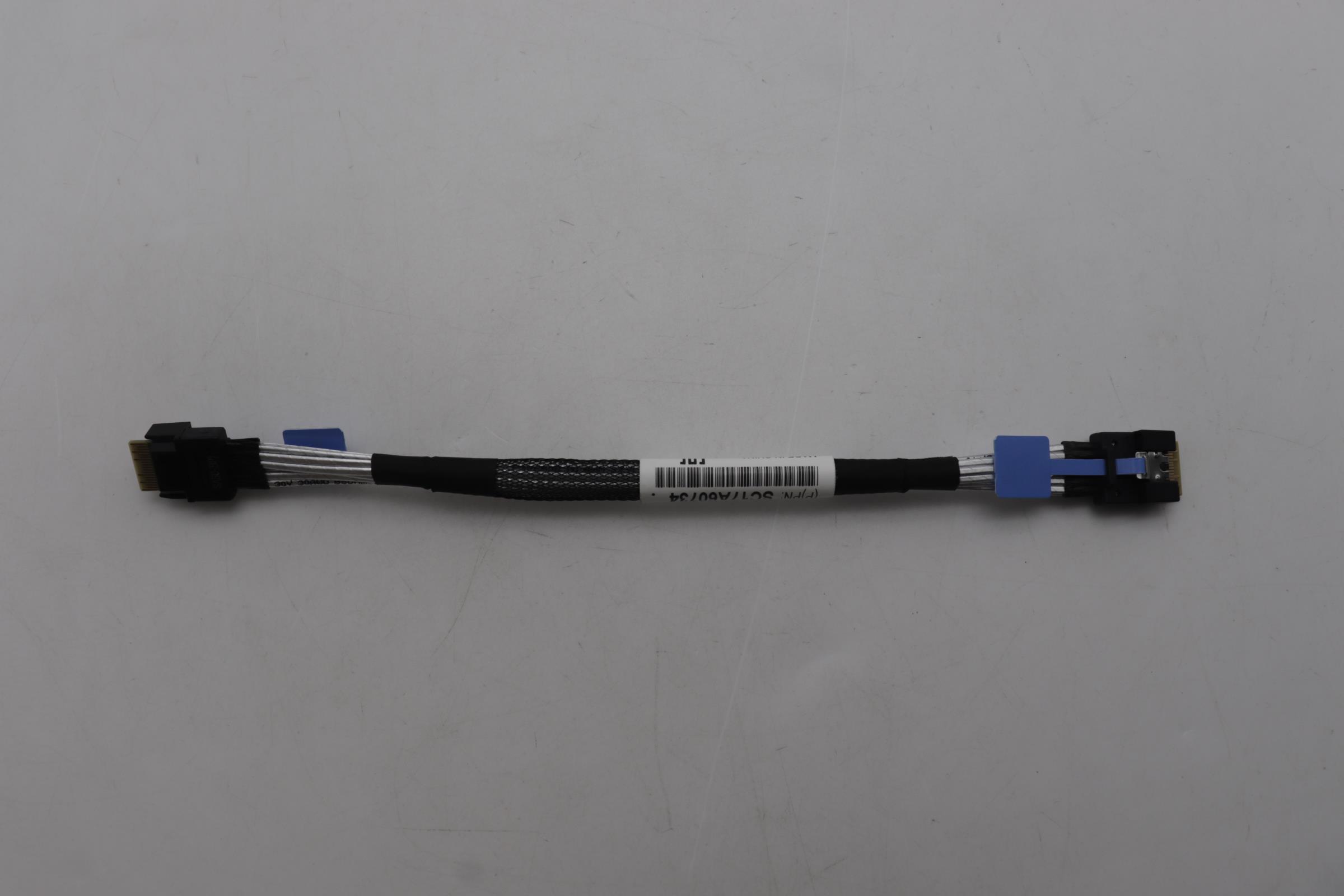 Кабель Lenovo 175mm, SAS/SATA Gen4, SL X4 to SL X4, signal cable (02YE379)