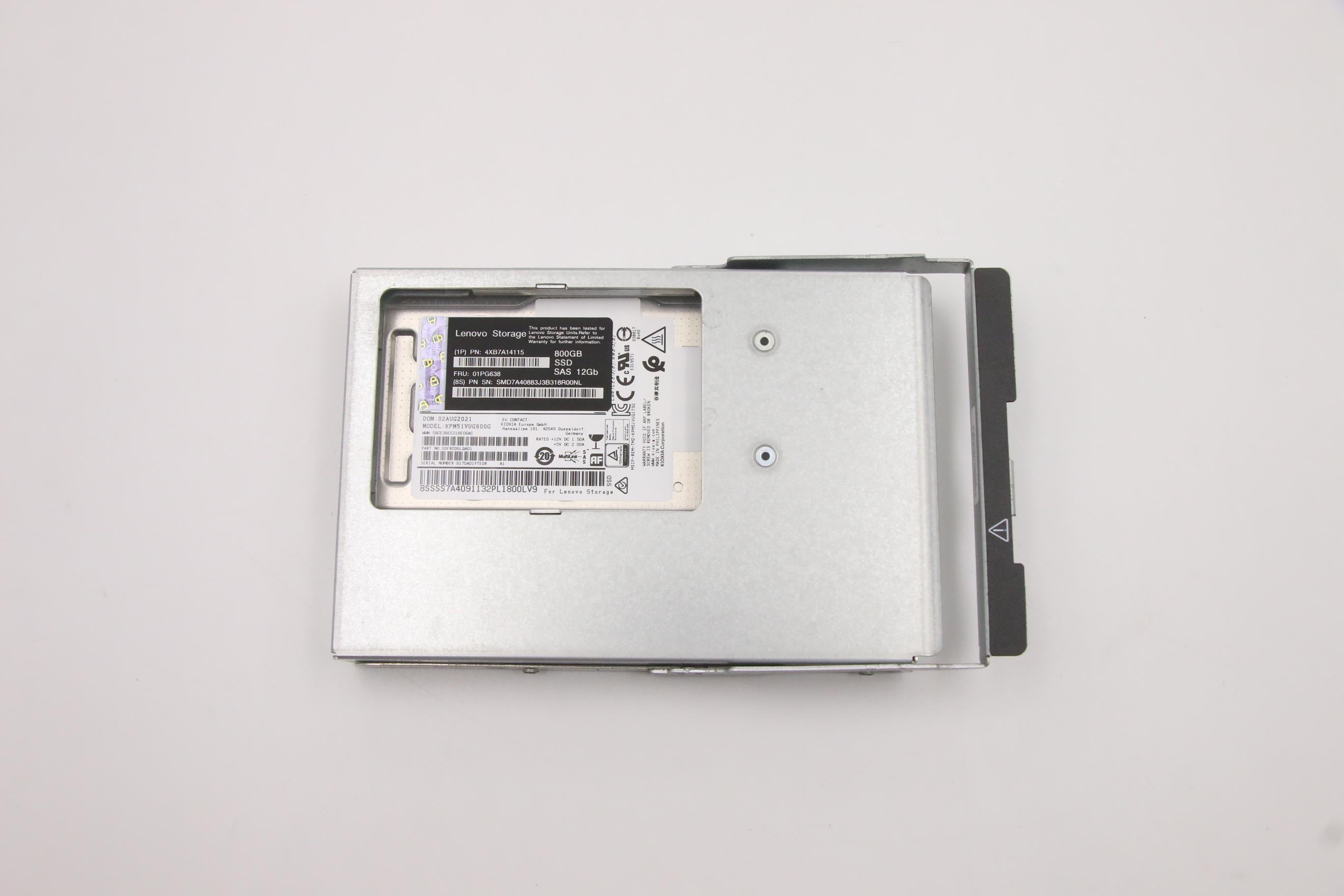 SSD накопитель Lenovo 800GB 12Gb SAS 2.5" 3DWPD HS SSD ASM 4U60 Hybrid (01PG638)