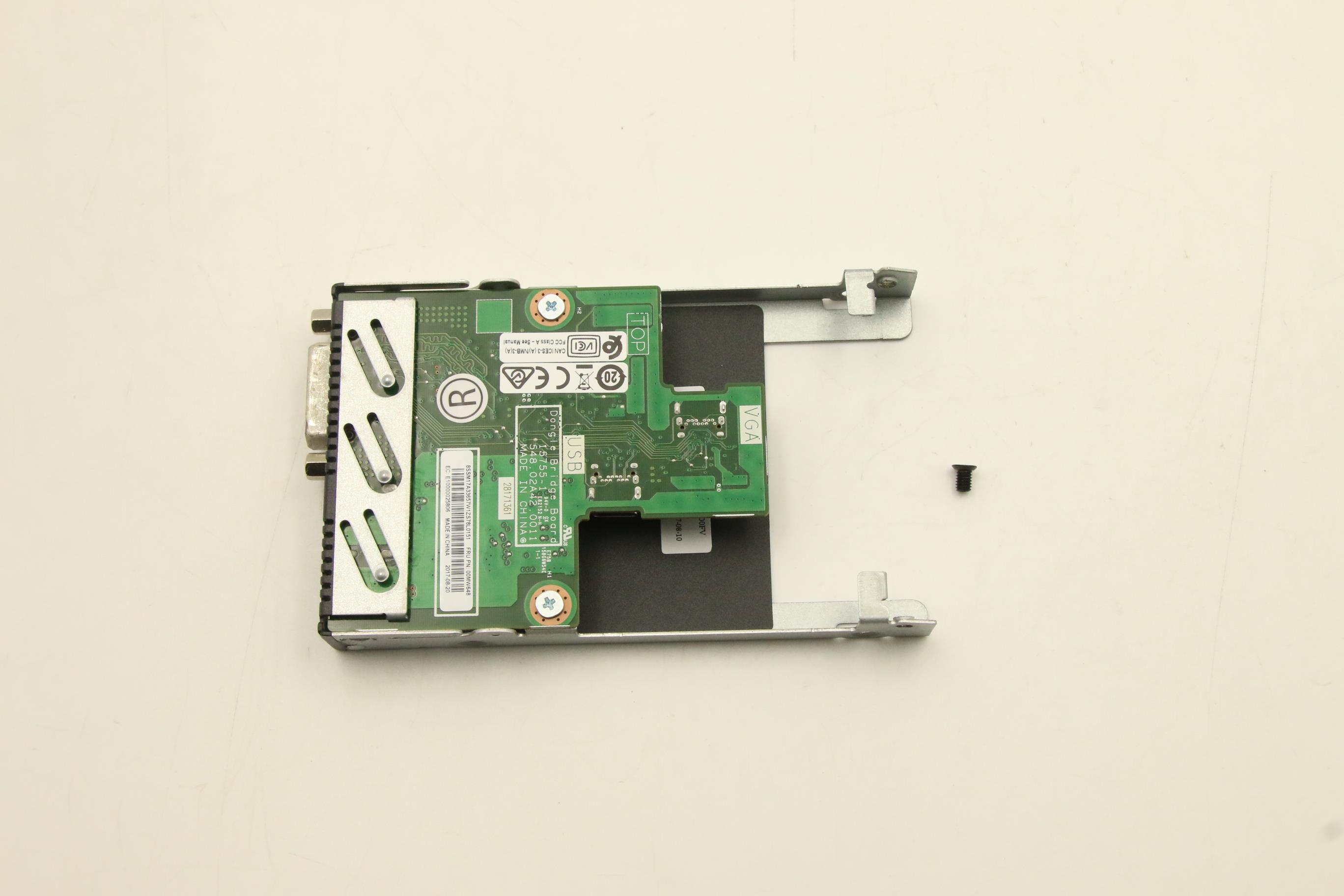 Опция Lenovo Dongle, front, KVM dongle module (00MW648)