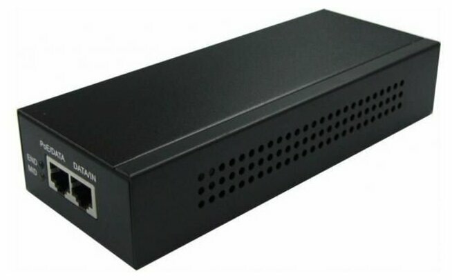 PoE-оборудование Hikvision PoE инжектор LAS30-57CN-RJ45, черный