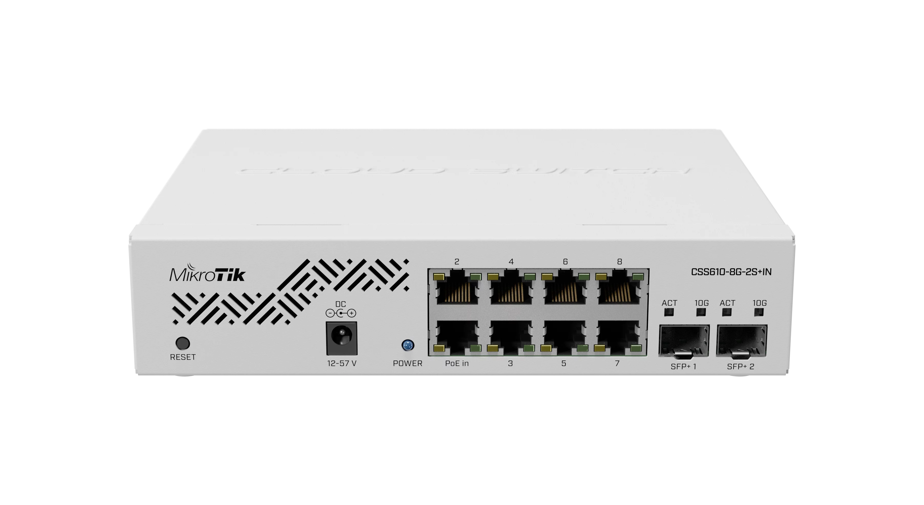 Коммутатор Mikrotik CSS610-8G-2S+IN