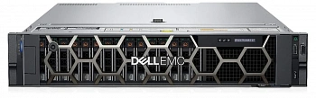 Сервер Dell PowerEdge R550 (up to 8x2.5″ SAS/SATA) rack 2U / iDRAC9 Enterprise/ Rails / Bezel / 3Y WR / 2 x Intel Xeon Gold 5317 12C 150W 3.0GHz / 4 x 32GB RDIMM, 3200MT/s, Dual Rank, 16Gb BASE x8 / 5 x 3.84TB SSD Crucial Micron 5300PRO SATA / 1 x PERC H7