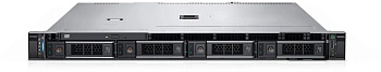 Dell PowerEdge R250 4B no (CPU, Mem, HDD cabled ( up to 4 HDDs)) H345 LP, iDRAC9 Basic 15G, 450W, TPM 2.0 V3, Bezel, 1U/2U Static Rails for 2-Post and 4-Post Racks