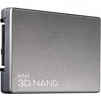 SSD накопитель 7.68TB SSD Intel D7-P5510 Series, U.2 (2.5"in, 15mm) PCIe 4.0 x4, 3D4, TLC, R/W 7000/4194MB/s, IOPs 930 000/190 000, TBW 14000, DWPD 1