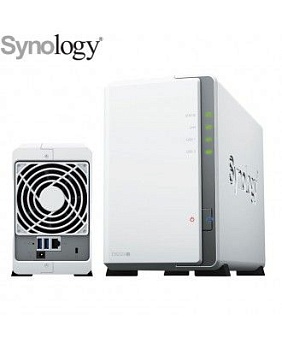 Сетевое хранилище Synology NAS DS223J на 2 диска Персональное облако без абонентской платы Новинка 2023