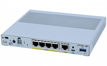 Маршрутизатор Cisco ISR 1000 C1101-4PLTEPW