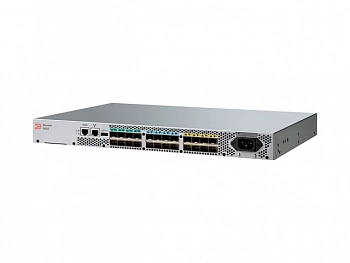 Коммутатор Brocade G610 (24x 57-1000333-01 32Gbps MMF SWL (OEM), Enterprise Bundle enables Trunking)