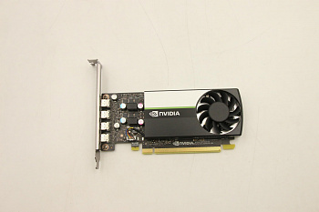 Видеокарта NVIDIA T1000, 8GB, PCIe, half length,single slot, active cooling, graphic GPU (03KH120)