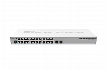 Коммутатор Mikrotik CRS326-24G-2S-plus-RM