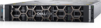 Сервер Dell PowerEdge R740xd2 (up to 24x3.5" SAS/SATA) rack 2U / iDRAC9 Enterprise / Rails / Bezel / 3Y WR / 2 x Intel Xeon Silver 4110 8C 85W 2,1GHz / 4× 32GB ECC RDIMM 2666MHz / 2 x 3.84TB SSD SATA Mixed Use 6Gbps 2.5" in 3.5" Carrier / 12 x 18TB NL SAS