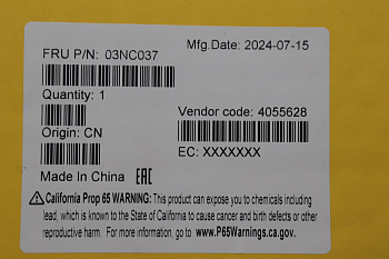 Кабель Lenovo Cable, Internal x16 MCIO 148p ST to x16 MCIO 148p ST 30 AWG L=680 mm (Green) (03NC037)