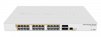 Коммутатор Mikrotik CRS328-24P-4S+RM