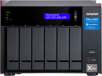 Сетевое хранилище (NAS) QNAP (TVS-672XT-i3-8G)