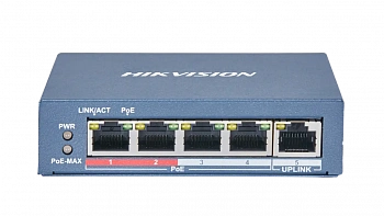 Коммутатор Hikvision DS-3E0105P-E(B)