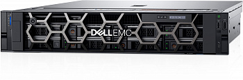 Сервер Dell PowerEdge R7525 - AMD EPYC 7F72, 256GB DDR4, 2x1.92TB SAS SSD, PERC H745, Broadcom 10/25GbE, iDRAC9, RPS 2400W, 2x32GB microSD.