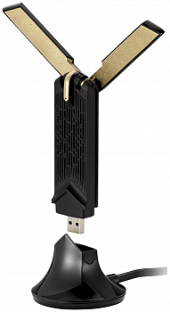 Wi-Fi дополнительный модуль ASUS USB-AX56, черный