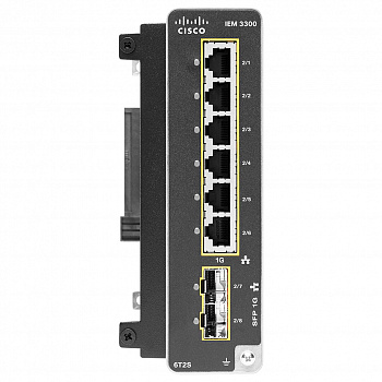 Коммутатор Cisco Catalyst IE3300 IEM-3300-6T2S