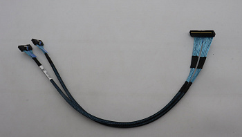 Кабель Lenovo Cable, Internal x16 MCIO 148p ST to 2 x8 MCIO 74p ST 32 AWG L=520, 520 mm (03LD734)