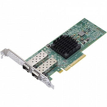 Сетевая карта Broadcom 57414 Dual Port 25Gb, SFP28, PCIe Adapter, Full Height V2 ( H3T3V) - kit