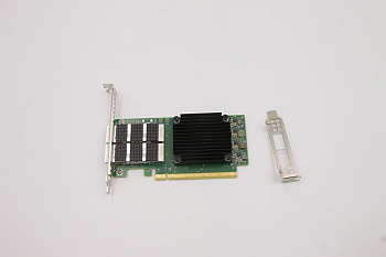 Сетевая карта Mellanox Ethernet adapter, ThinkSystem ConnectX-6 Dx 100GbE QSFP56 2-port PCIe Ethernet Adapter (01PE649)