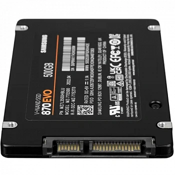 SSD накопитель Samsung 870 EVO SATA 2.5" 500GB MZ-77E500BW